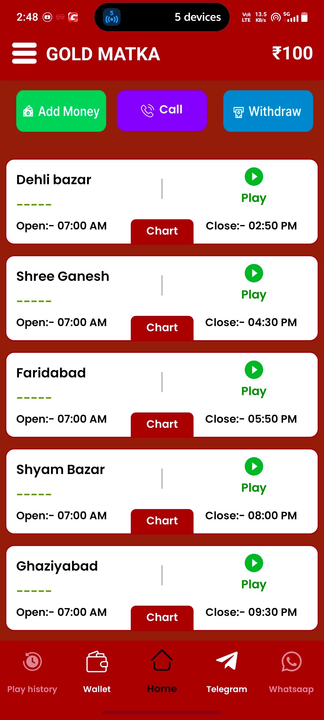 GOLD MATKA App Screenshot